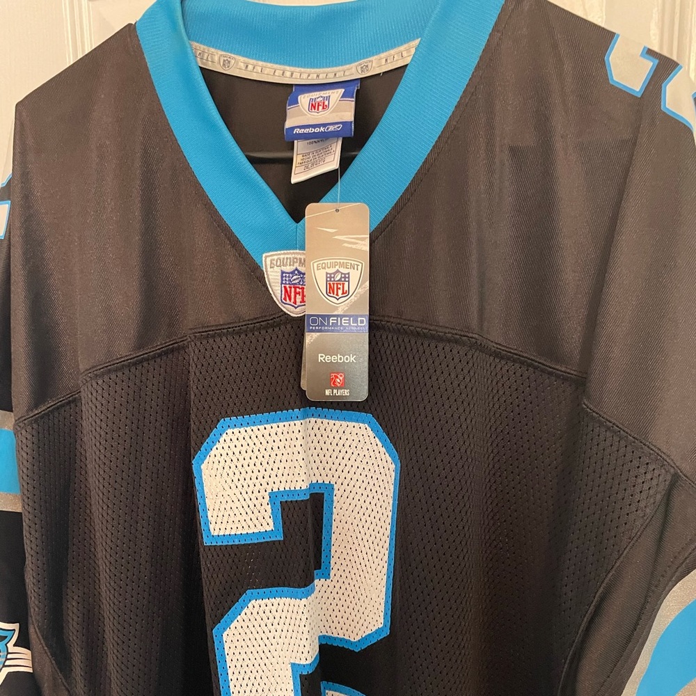 Rare Vintage Reebok NFL Carolina Panthers Jimmy Clausen Football Jersey